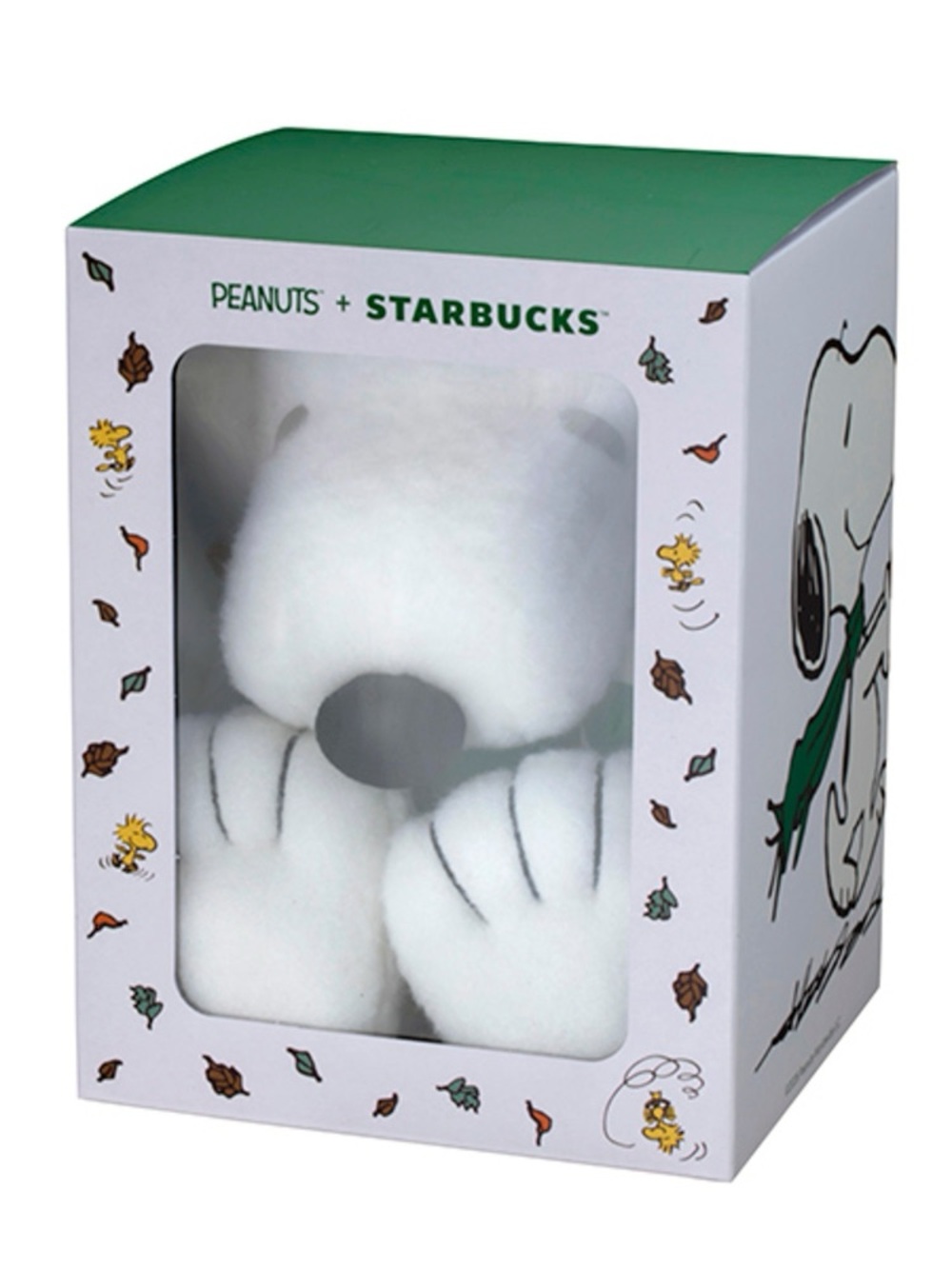 Starbucks 2026 X Peanuts Snoopy Plush Green Apron New In Box